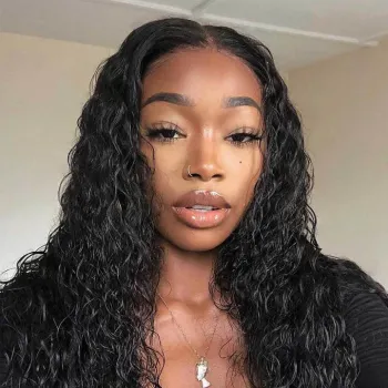VIYA Deep Wave Human Hair 360 Lace Front Wig Natural Hairline Lace Wigs For Women
