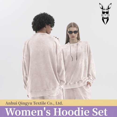 Vintage Stil 350G Ağır Pamuklu Kapşonlu