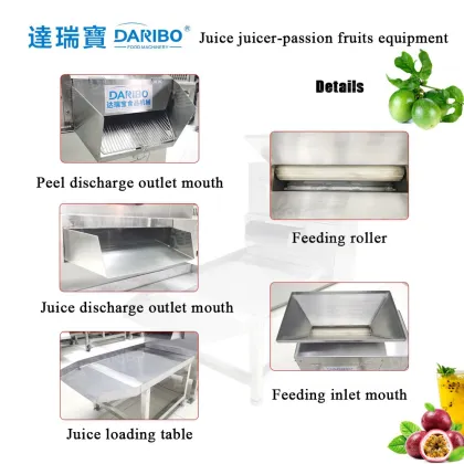 Passion Fruit Processing Machinery: Juice Maker and Peel Separator