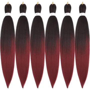Hot selling Synthetic ez Braids hot water setting ombre color yaki expression private label pre stretched braiding hair