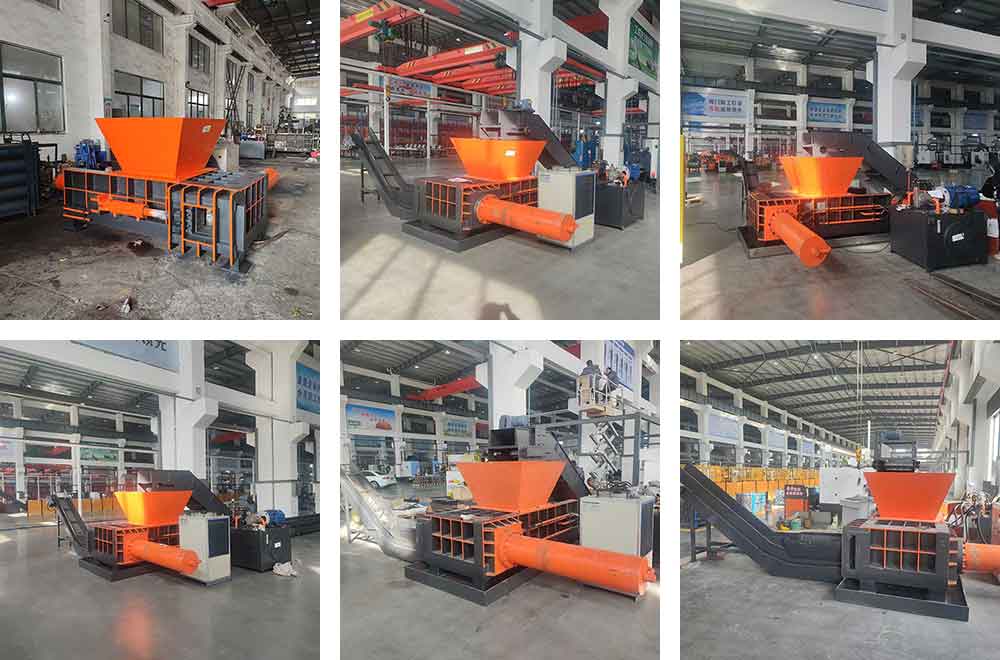 Continuous metal Scrap Baler machine