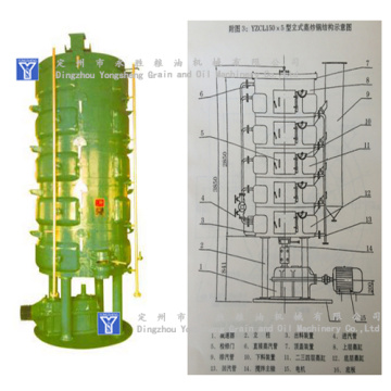 Vertical Oilseed Steaming Cooker