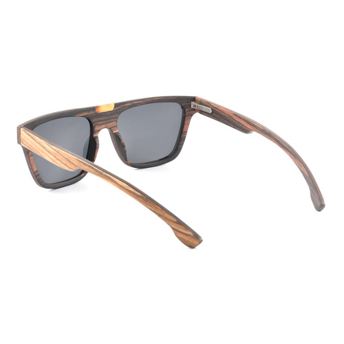 Solid Wood Handmade Polarized Sunglasses Shell Inlay Solid Wood Sunglasses Manufactory
