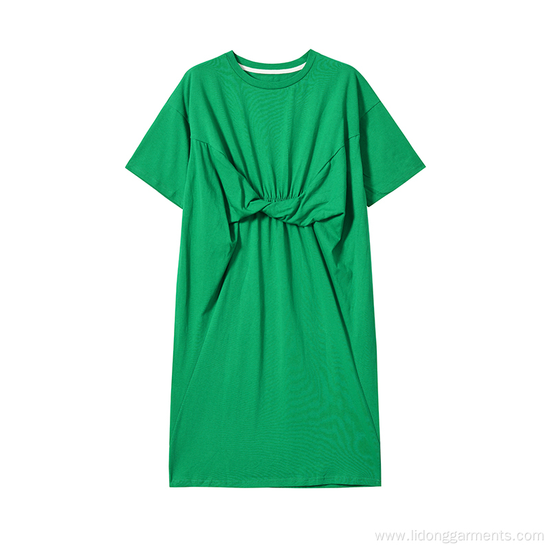 New Design Plus Size Women T-shirt Dress