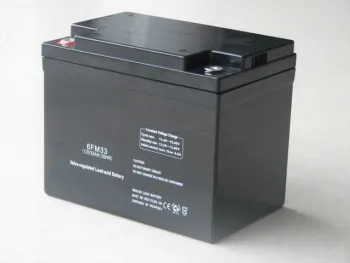 12v 33ah High Temperature Type / Sealed Lead Acid Battery With M6 Terminal For Starting System , 10kg