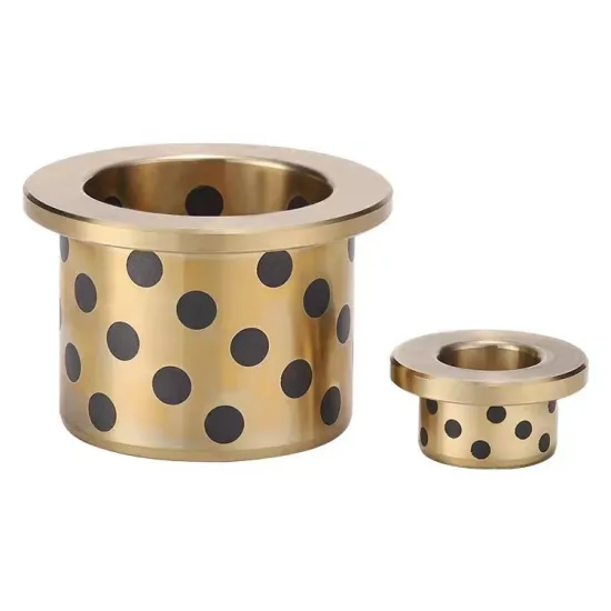 Custom JFB 40x5 Series Self-Lubricating Flange Graphite Brass Copper Sleeve Bearing
