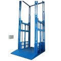 Warehouse Double Guide Rail Cargo Lift