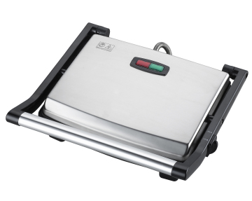 364201 Electric Grill Sandwich Press: 2000W Double-Sided Stainless Steel Contact Grill