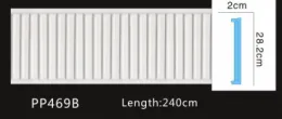 Classic PU Wall Washboard Moulding for Timeless Aesthetic Appeal