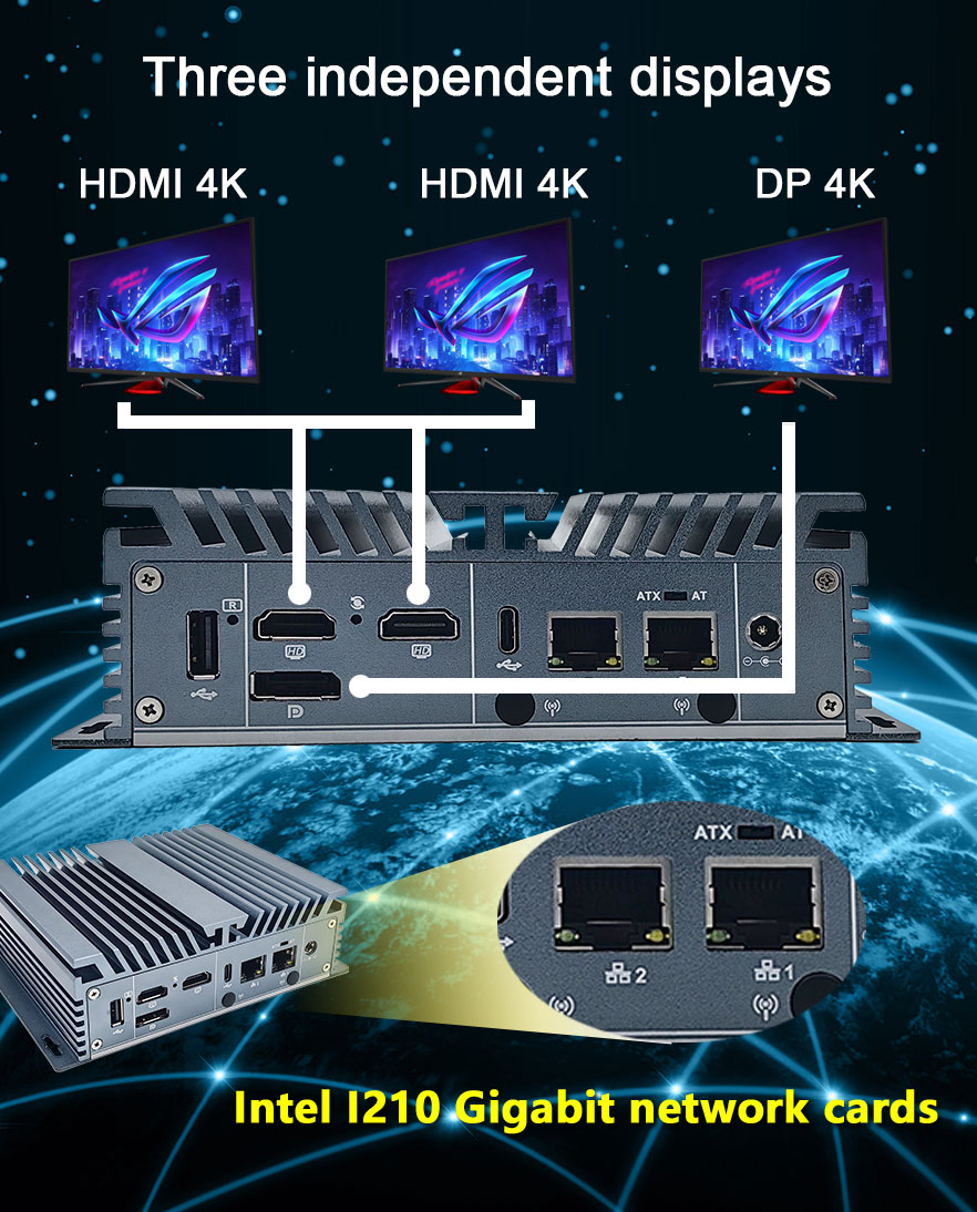 Custom 4u rackmount small industrial pc computer company