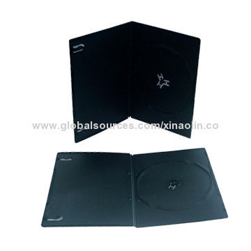 Black Single/Double DVD Cases with 5mm Thickness