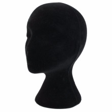 28cm Height Female Foam Mannequin Manikin Head Model Head Mould Wigs Hair Glasses Hat Display Stand Black Drop shipping