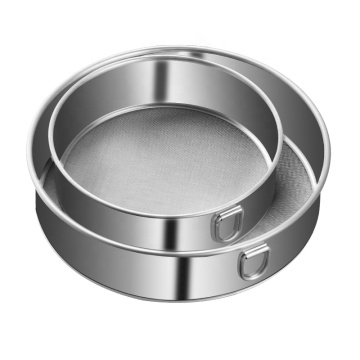 High Quality Stainless Steel Sifter 40/60 Mesh Baking Tools Flour Sieves