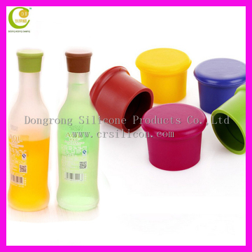 Assorted colors good quality food grade colorful silicone bottle cap/stopper,silicone exclusive perfume bottle cap