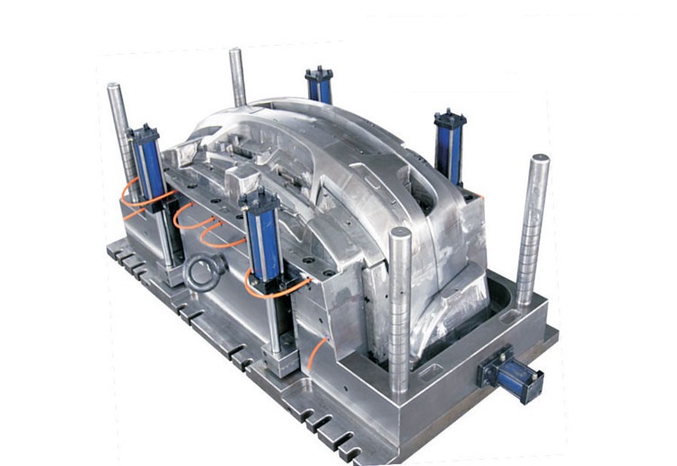 Automotive front and rear bumper injection moulds