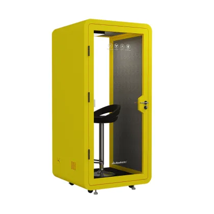 Security Booth: Durable, Pink Telephone Booth with LED Light