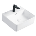 White Ceramic Bathroom Countertop Basin