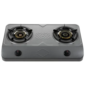 Powder Coating Gas Stove Cooker Hob 2 Burner
