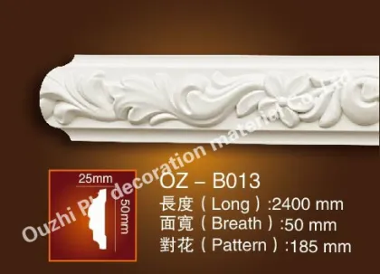 Architectural Decoration Pu wall ceiling decoration cornice