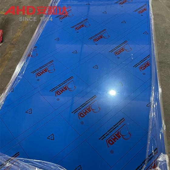 pa6 white blue black plate