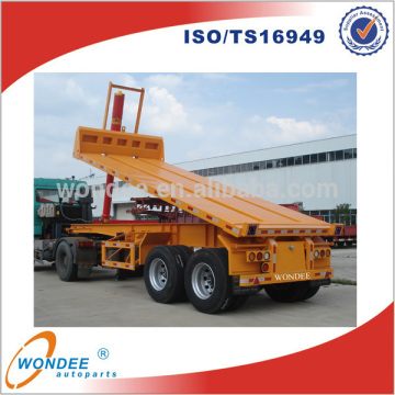 20 Feet Flatbed Container Tipping Lifting Truck Trailer