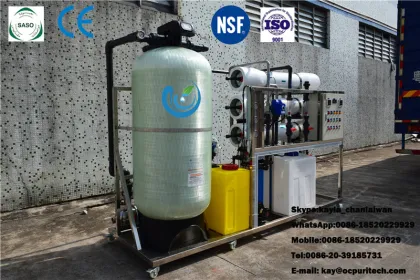 Brackish Water Process Reverse Osmosis(RO) DOW Membrane Filter Machine 2500L/Hr