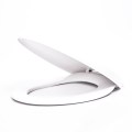 White Elongated Toilet Seat Cover for Bathroom