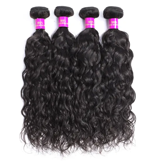 raw cambodian hair water wave hair bundles  cuticle aligned human hair bundles vendors