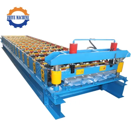 Single Layer Roof Tile Roll Forming Machinery