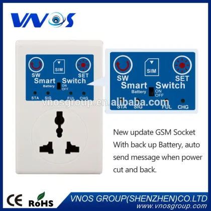 Latest exported wireless gsm socket