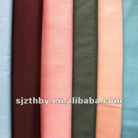 china supplier cotton solid dyed canvas fabric