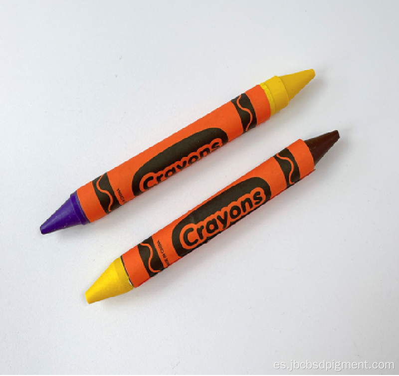 Crayones de dos colores para niños