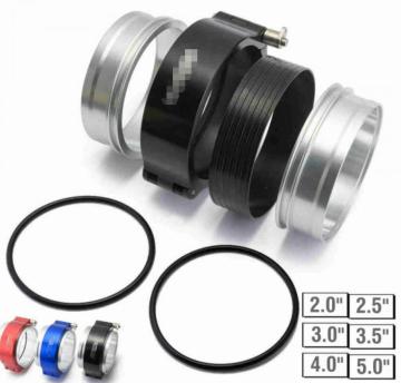 2''-5'' Intercooler Clamp Kit with Aluminum Fittings, Clamps, and Rubber O-Rings