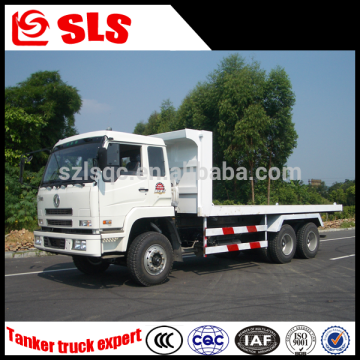 Dongfeng 3 axle excavator transportation truck, flatbed truck