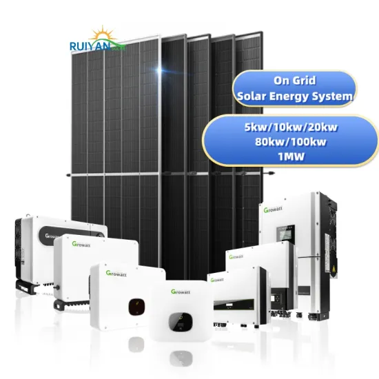Ruiyan Photovoltaic Kit: 6kW-12kW Battery Pack Solar Energy System for Homes