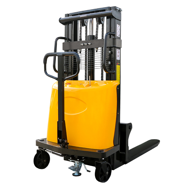 Economical Electric Pallet Stacker for Large Loads (1-3 Ton) - Semi-Electric Fork Stacker for Sale