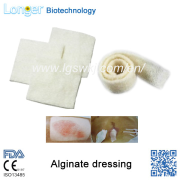 China Manufacturer Adhesive Alginate Wound Dressings