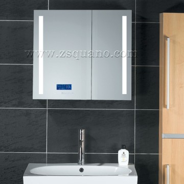 Bluetooth Bathroom Medicine Cabinet with Mirror Doors