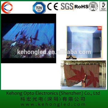 High quality P20 outdoor full color flexible curtain led display