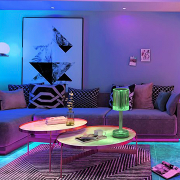 RGB Acrylic Nightstand Light RGB Populer - 16 Pilihan Warna