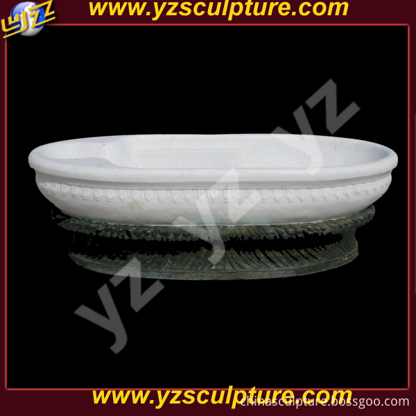 White Marble Stone Bathtub For Sale