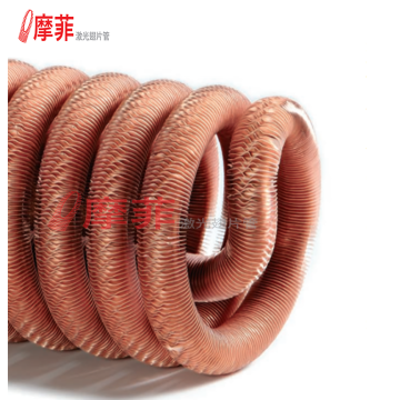Refrigeración Tubo de cobre Fin de aluminio Condensador de condensador