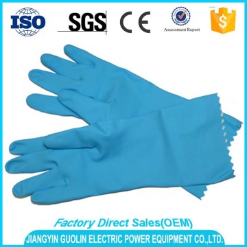 high quality natural latex household gloves for house cleaning and kitchen