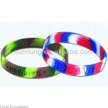 Multicolour Silicone Wristbands