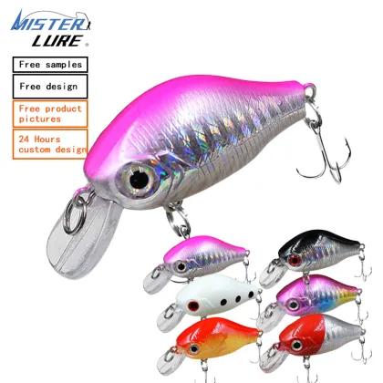 MISTER LURE 60mm 8g Wobbler Swimbait Fish Lure Crank Bait Minnow Fishing Lures