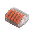 PCT-215T Transparent Cage Spring Terminal Block