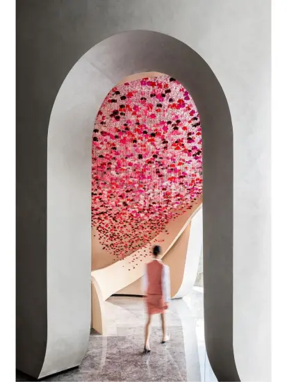 Custom Hanging Colorful Grand Chandelier Light