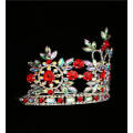 6 Inch Ruby AB Colored Diamond Round Crown