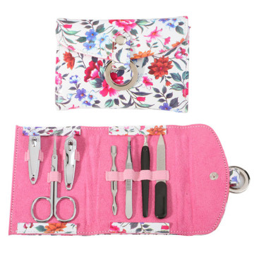 PU Leather Case Manicure Kit for Promotion