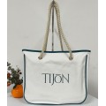 2025 Custom new hemp rope canvas tote bags